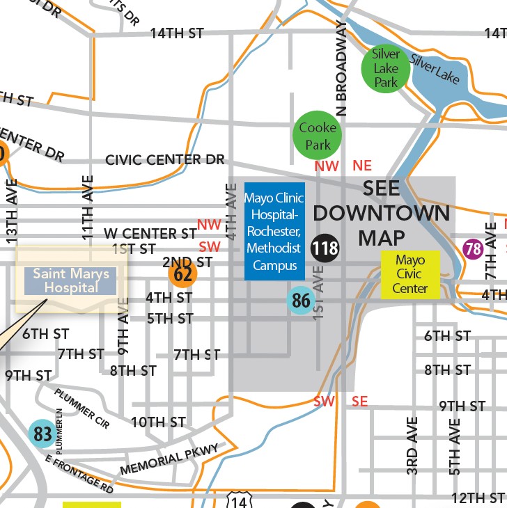 Rochester City Map